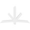 Ekena Millwork Alberta Architectural Grade PVC Gable Bracket, 84"W x 49"H x 6"D x 6"F, 14/12 Pitch GBP084X49X0606ALB00 - alternate 5